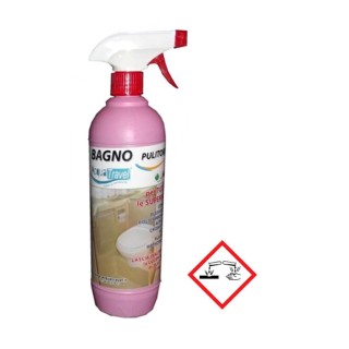 1 - Limpador AcquaTravel 1L para banheiro de campista, aço, cozinha e exaustor